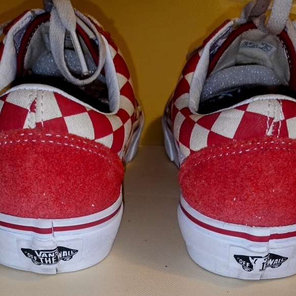 Vans red checkered unisex mens 6.5 and women's 8.0 - Picture 7 of 7